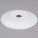 A white 10 Strawberry Street porcelain salad/dessert plate with a black label.