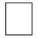 A black rectangular vinyl door gasket with a white background.