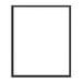 A black rectangular vinyl door gasket with a white background.