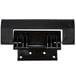 A black plastic rectangular object with holes and screws.