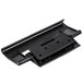 a black plastic object with holes