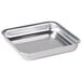 An American Metalcraft square aluminum pizza pan on a white background.