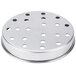 An American Metalcraft perforated aluminum pizza pan with straight sides and holes.