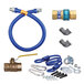 Dormont 1675KIT48 Deluxe SnapFast® 48 inch Gas Connector Kit with Two Elbows and Restraining Cable - 3/4 inch Diameter