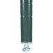 A black metal Metro Super Erecta post with a hexagon nut at the top.