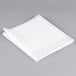 A stack of LK Packaging white plastic food bags.