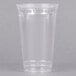 a clear plastic cup with a lid