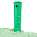 A green plastic Unger StripWasher barrel with a hole in it.