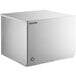A white rectangular Hoshizaki water cooled ice machine with a blue logo.