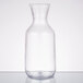 Cambro WW1500135 CamView Camliter 51 oz. Tritan Plastic Beverage Decanter with Lid
