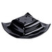 A black GET Melamine bowl with a lid.