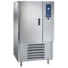 An Alto-Shaam Quickchiller reach in commercial blast chiller with a blue and white panel.