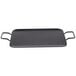 An American Metalcraft wrought iron rectangular tray with handles.