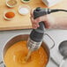 a blurry image of a spoon