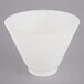 A Sterno frost glass pleated table lamp shade.