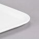 a close-up of a white plate