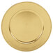 Tabletop Classics by Walco TRG-6655 13 inch Round Gold Polypropylene Charger Plate with Beaded Rim
