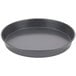 An American Metalcraft hard coat anodized aluminum round black pizza pan.