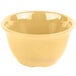 A yellow GET Squash Diamond Harvest melamine bowl on a white background.