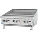 Garland GTGG48-GT48M Natural Gas 48 inch Countertop Griddle with Thermostatic Controls - 112,000 BTU