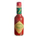 a close up of a bottle of hot sauce
