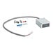 An electronic thermostat assembly kit with a digital display, wiring, and installation hardware.