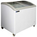 Master-Bilt Coldin-3 MSC-41A Curved Lid Display Freezer - 8.5 cu. ft.