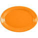 Homer Laughlin 458325 Fiesta Tangerine 13 5/8 inch Platter - 12/Case