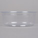 A clear plastic Fabri-Kal deli container with a clear lid.