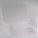 A Cal-Mil clear acrylic bin with a lid.