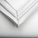 A white corner gasket for a Kolpak walk-in refrigerator.