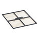 A black square Hoshizaki air filter with a black mesh square inside.