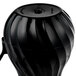 A black plastic container with a handle.
