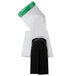 An Unger white and green floor squeegee with a black rubber base and green lid.