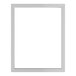 A white rectangular gasket with a white background.