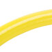 a close up of a yellow tube