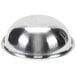 A silver Vollrath stainless steel mixing bowl.