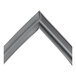 A close-up of a grey metal corner beam for a Beverage-Air 712-012D-04 drawer.