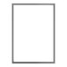 A white rectangular gasket with a gray frame.