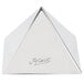 A stainless steel Ateco small pyramid mold.
