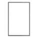 A rectangular white and gray gasket.