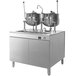 Cleveland 36-EM-K66-24 Electric Tilting (2) 6 Gallon 2/3 Steam Jacketed Kettles with Modular Generator Base - 208V, 3 Phase, 24 kW