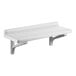 A white Cambro Camshelving wall shelf.