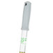 A white plastic tube with a white and green Unger SmartFit handle.