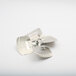 A metal Kolpak fan blade on a white background.