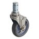 A metal wheel with a metal nut for an Alto-Shaam caster.