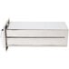 A stainless steel rectangular Vollrath napkin dispenser with a chrome faceplate.