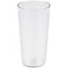 A clear plastic Cambro tumbler.