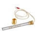 A metal tube with a wire.