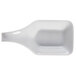 a white plate with a fork